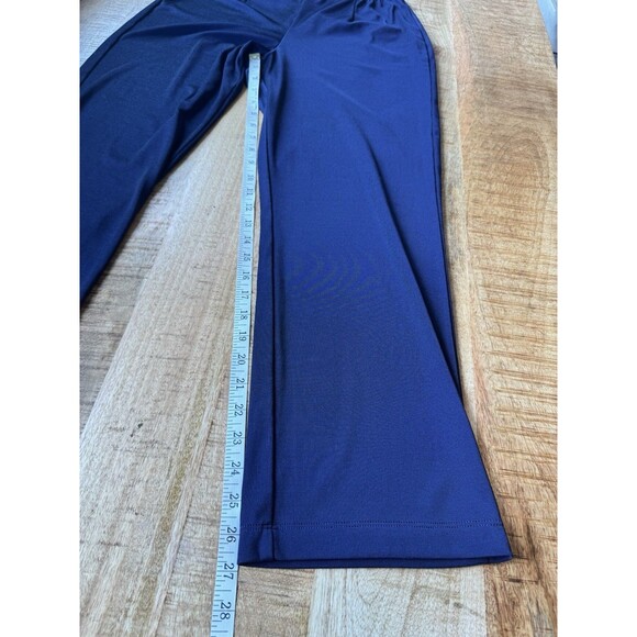 Chico's 1 Easywear Women's Navy Blue Straight Leg Pull On Stretchy Pants Medium - Picture 8 of 9